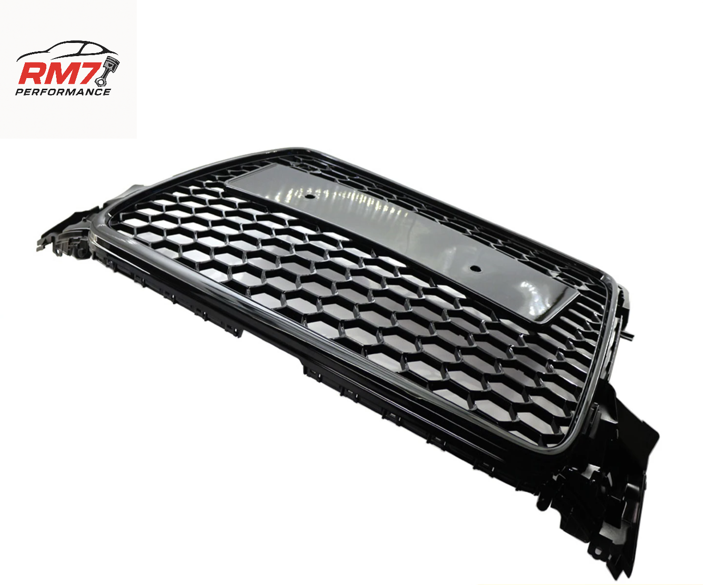 Frontstoßstange Wabengrill für Audi A4 B8 8T/S4 (2008–2012) – RS4-Look, glänzend schwarz, Tuning-Kühlergrill