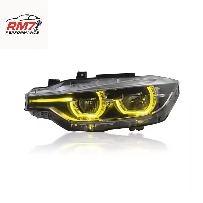 LED Scheinwerfer für BMW 3er F30/F35 (2013–2019) – Plug & Play mit weiß/gelbem Tagfahrlicht & dynamischem Blinker