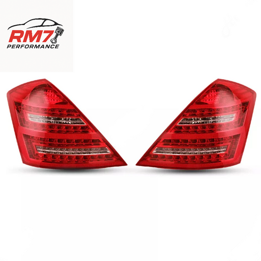LED Rückleuchten-Set für Mercedes-Benz S-Klasse W221 (2006–2013) – Upgrade mit Bremslicht, Rückfahrlicht & Blinkerfunktion