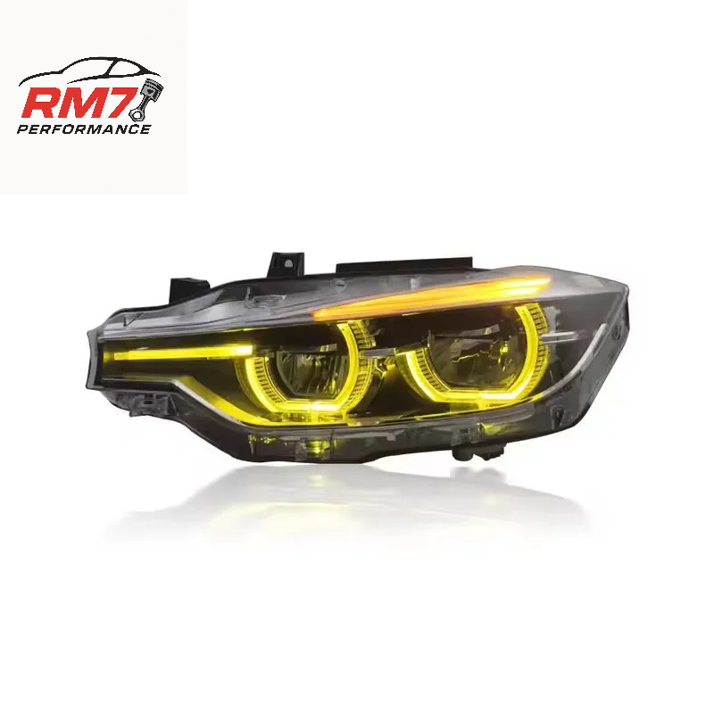 LED Scheinwerfer für BMW 3er F30/F35 (2013–2019) – Plug & Play mit weiß/gelbem Tagfahrlicht & dynamischem Blinker