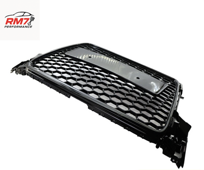 Frontstoßstange Wabengrill für Audi A4 B8 8T/S4 (2008–2012) – RS4-Look, glänzend schwarz, Tuning-Kühlergrill