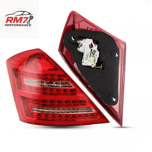 LED Rückleuchten-Set für Mercedes-Benz S-Klasse W221 (2006–2013) – Upgrade mit Bremslicht, Rückfahrlicht & Blinkerfunktion