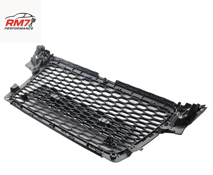 Frontstoßstange Wabengrill für Audi A4 B8 8T/S4 (2008–2012) – RS4-Look, glänzend schwarz, Tuning-Kühlergrill
